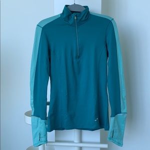 Brooks longsleeve quarter zip running pull over